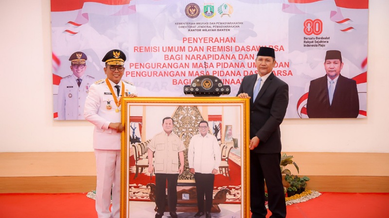 Hadiri Penyerahan Remisi di Lapas Serang, Ini Pesan Gubernur Banten!