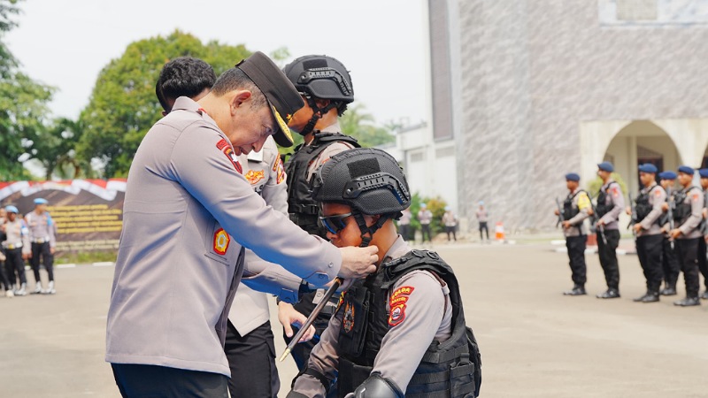 Kapolri Resmikan Patroli Maung Presisi dan Gedung Baru Polda Banten