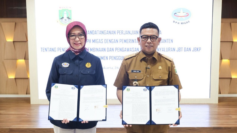 Pemprov Banten – BPH Migas Sepakati Kerja Sama Perkuat Distribusi BBM Subsidi