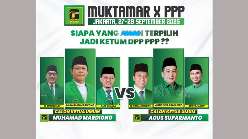 Dualisme Ketum PPP: Agus Vs Mardiono Sama-Sama Klaim Menang!
