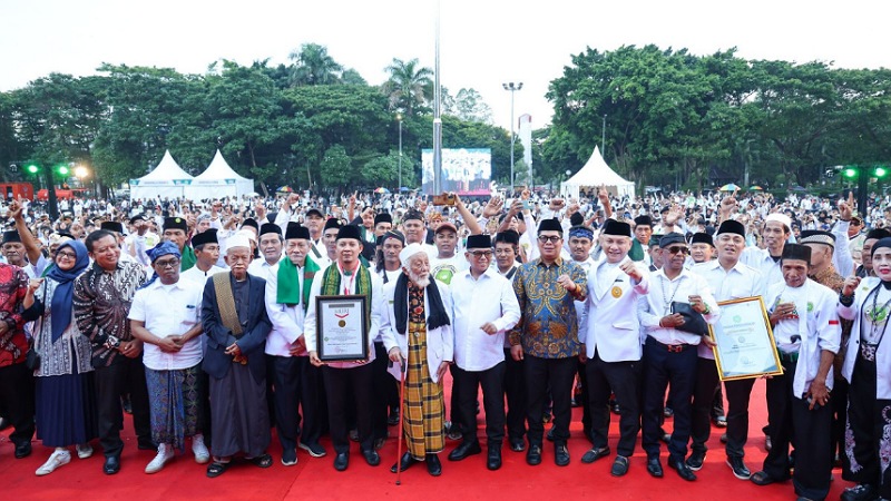 Festival Keceran Tjimande Pecahkan Rekor MURI, 1.500 Peserta Tampil Kolosal