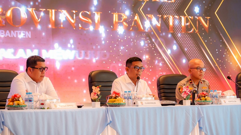 Forkopimda Banten Solid, Andra Soni: Pendidikan Harus Tetap Berjalan