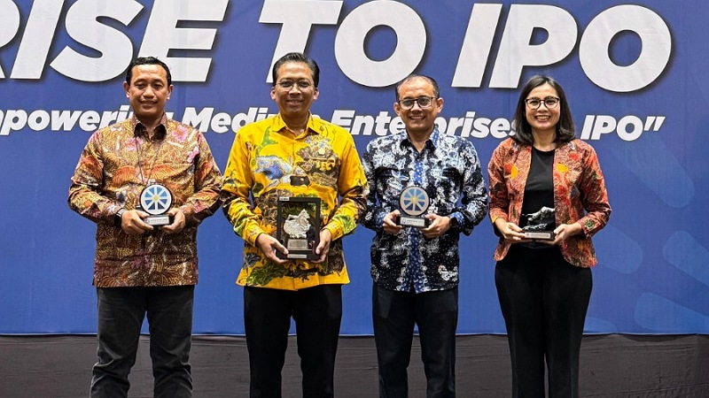 Kementerian UMKM Dorong Pengusaha Menengah Jateng Masuk Pasar Modal Acara RISE TO IPO: Empowering Medium Enterprises to IPO di Semarang, Kamis (18/9/2025). - Humas UMKM -