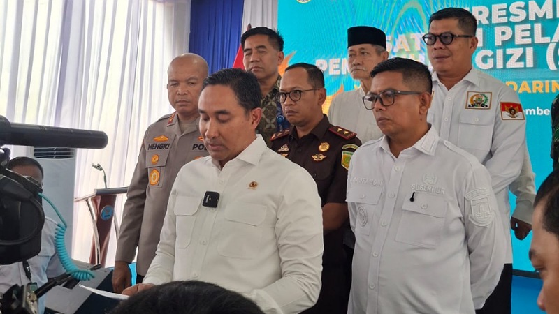 Kepala BNN RI Komjen Pol. Suyudi Ario Seto saat menyampaikan keterangan pers hibah lahan untuk Balai Rehabilitasi Narkoba - Istimewa/Asp -