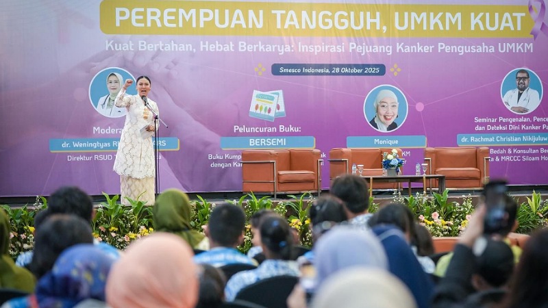 Penasihat DWP KemenUMKM, Tina Maman Abdurrahman - Humas Kemen UMKM -