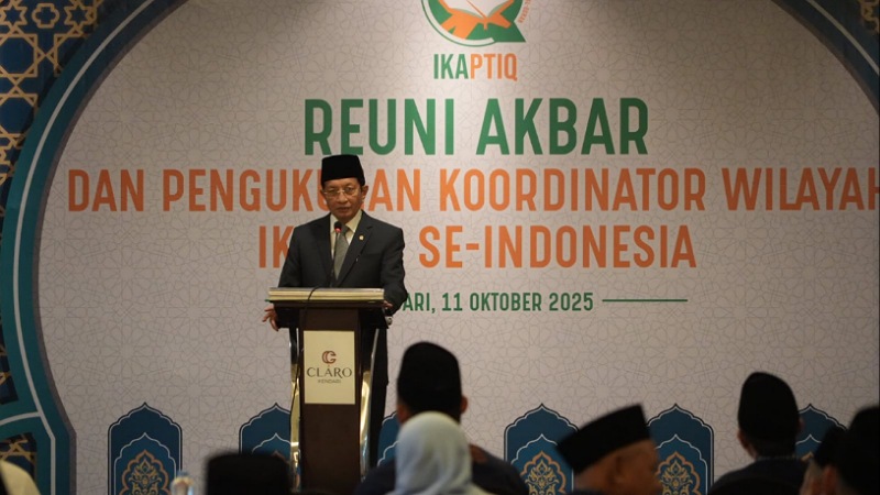 Menag Minta Alumni PTIQ Jadi Penggerak Dakwah & Perangi Buta Huruf Al-Qur'an