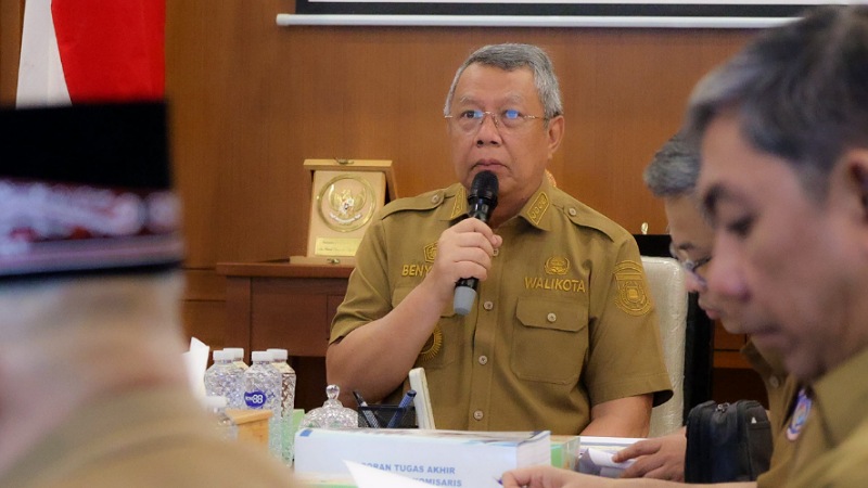 Wali Kota Tangerang Selatan Benyamin Davnie secara resmi menolak rencana penutupan Jalan Raya Serpong-Parung oleh Badan Riset dan Inovasi Nasional (BRIN). - Pemkot Tangsel -