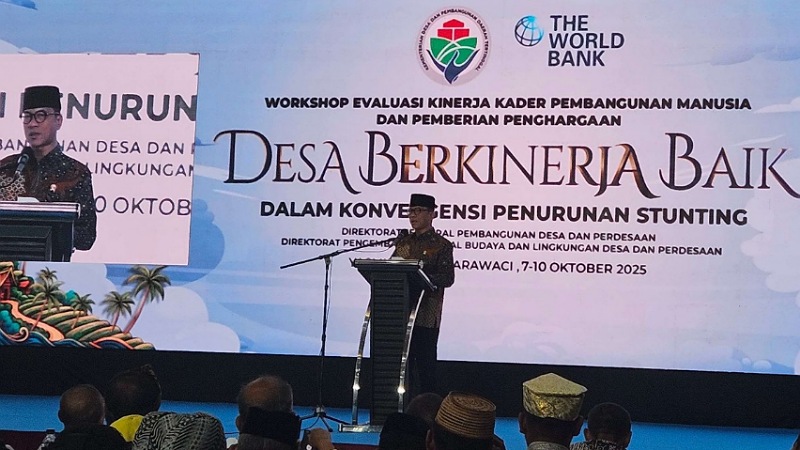 Tangani Stunting! 15 Desa Diganjar Penghargaan dari Mendes PDT Menteri Desa dan Pembangunan Daerah Tertinggal (Mendes PDT) Yandri Soesanto - Foto: RRI -