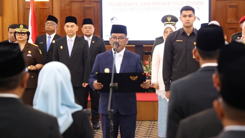 Gubernur Banten Segarkan Birokrasi — 23 Pejabat Tinggi Dilantik Berbasis Talent Pool!