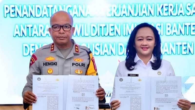 Imigrasi–Polda Banten Perkuat Kolaborasi Lawan TPPO & Penyelundupan Manusia