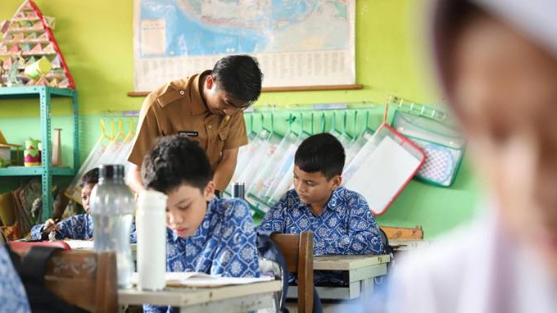 Kegiatan Belajar Mengajar yang ada di Sekolah Inklusi di Kota Tangerang. - Dok. Dinas Kominfo Kota Tangerang -