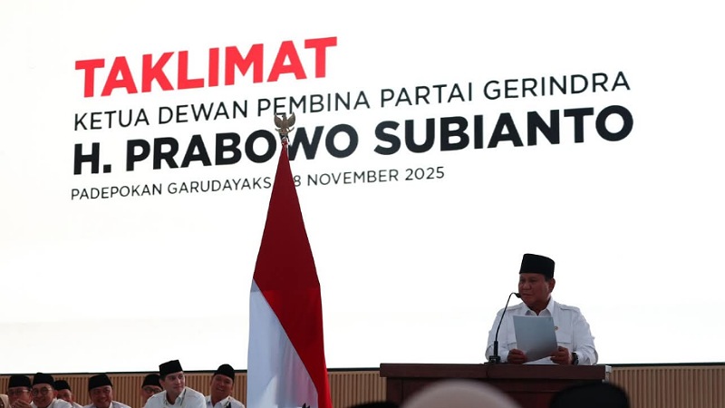 Ketua Dewan Pembina Partai Gerindra Prabowo Subianto - Setkab -