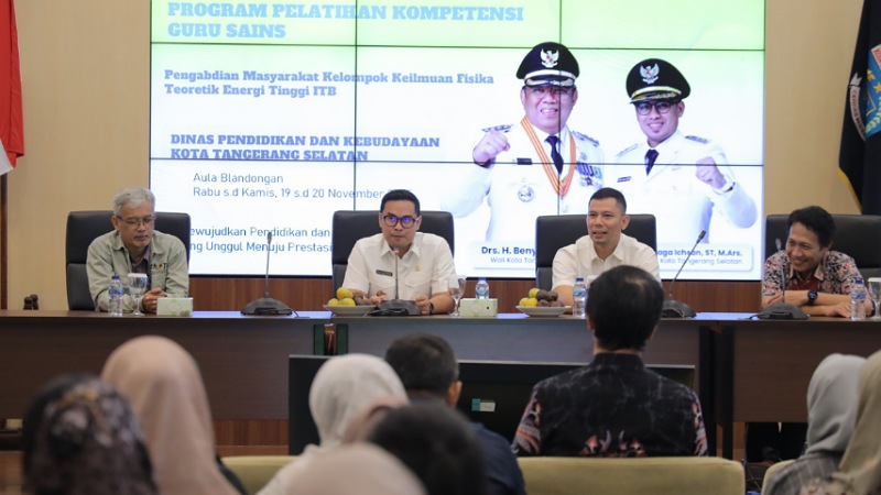 Tangsel Gandeng ITB Kembali, Kualitas Guru IPA Digenjot lewat Pelatihan Khusus
