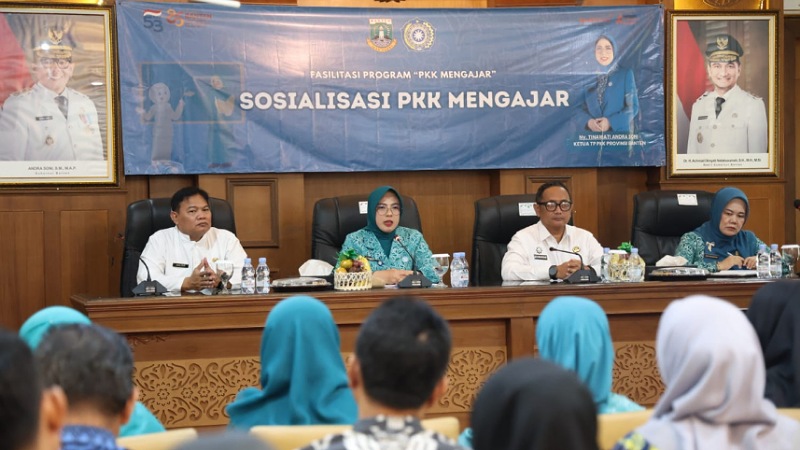 TP PKK Banten Luncurkan “PKK Mengajar”, Generasi Muda Didorong Cerdas dan Berdaya!