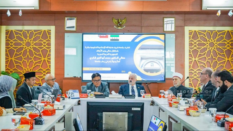 UIN Jakarta - Kementerian Wakaf Suriah Siapkan Pertukaran Dosen dan Mahasiswa
