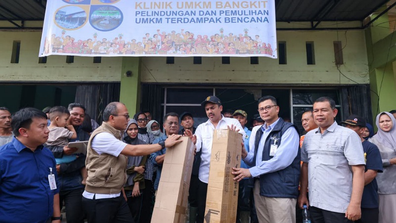 Maman Tancap Gas! Klinik UMKM Bangkit Jadi Rumah Pemulihan Usaha Pasca Bencana