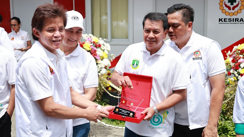 Pos Modular Kesehatan Merah Putih Resmi Beroperasi di Pasar Kelapa Dua Tangerang