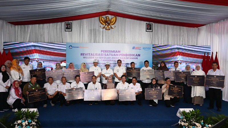 100 Sekolah di Tangerang Raya Disulap Jadi 'Sekolah Impian' Lewat Revitalisasi Rp 105 M