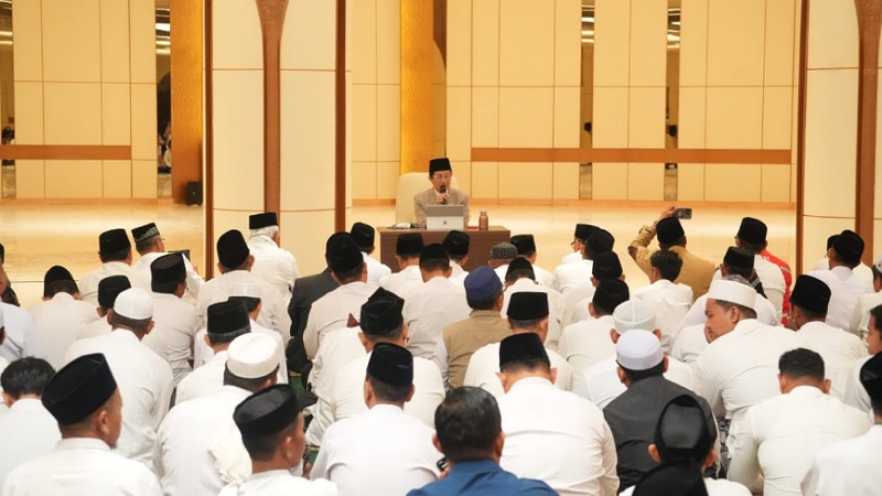 Menag Buka Kajian Subuh Perdana Masjid Negara IKN dengan Tema Basmalah