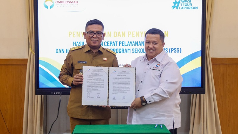 Pemprov Banten Janjikan Tindak Lanjut Rekomendasi Ombudsman Sebulan