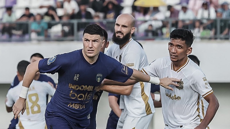 Pertandingan Persita vs Bhayangkara Fc BRI Super League pekan-18 berbagi angka 1-1 - Foto: x Persita -