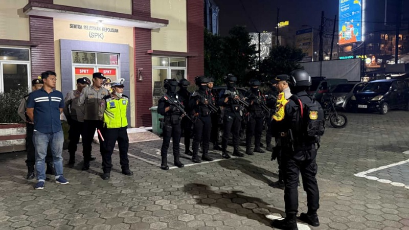 Patroli Brimob Polda Metro Jaya - Foto: Dok. PMJ -