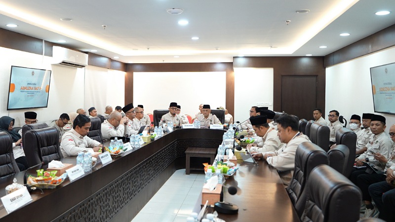 Rapat evaluasi haji pasca selesai Armuzna - Foto: Dok Kemenhaj -