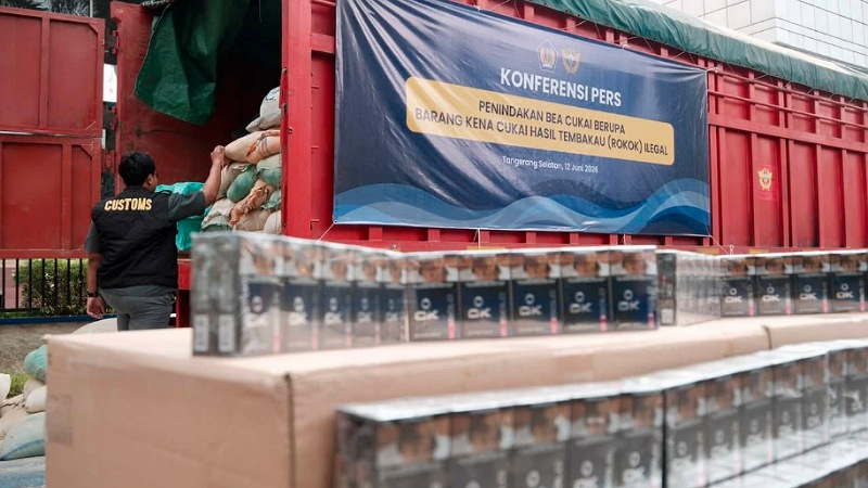 Bea Cukai Banten Sikat 8,2 Juta Batang Rokok Ilegal, Negara Selamatkan Rp7,9 Miliar