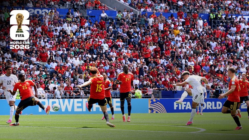 Pemain Mesir saat mebobol gawang Belgia - Foto: Dok. FIFA -