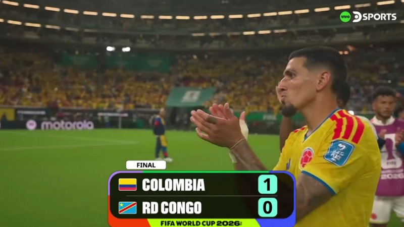 Kolombia Kalahkan RD Kongo 1-0, Los Cafeteros Pastikan Tiket ke 32 Besar