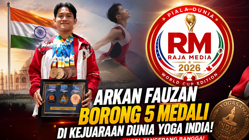 Membanggakan! Arkan Fauzan Borong 5 Medali di Kejuaraan Dunia Yoga India