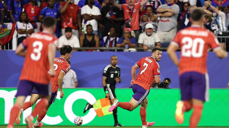 Pemain Timnas Austarlia, John McGinn merayakan gol ke gawang Haiti di Group C Piala Dunia 2026 - Foto: Dok. FIFA.com -