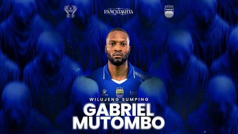 PERSIB Bandung resmi memperkenalkan bek tengah asal Prancis, Gabriel Mutombo Kupa - Foto: Dok Persib.co -