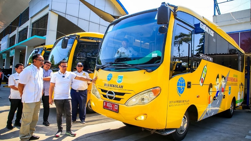 Bus Sekolah Gratis Tangsel Siap Mengaspal! Puluhan Ribu Pelajar Kembali Dilayani