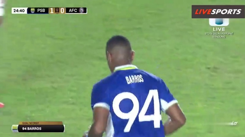 Babak pertama Persib unggul 1-0 atas Arema di Piala Presiden 2026 - Repro -