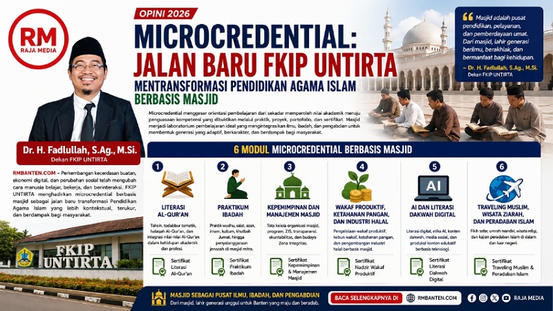 Microcredential: Jalan Baru FKIP UNTIRTA Mentransformasi Pendidikan Agama Islam Berbasis Masjid