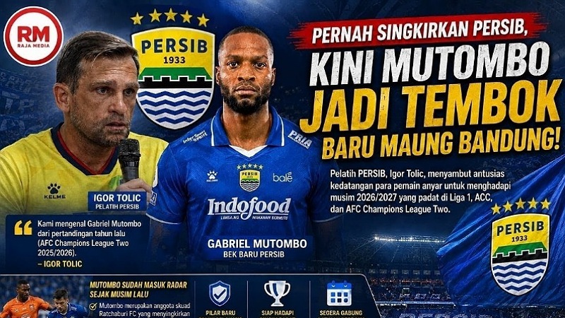 Pernah Singkirkan PERSIB, Kini Mutombo Jadi Tembok Baru Maung Bandung!