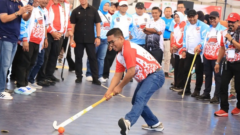 Andra Soni Buka Kejurnas Hockey 2026, Bidik Atlet Banten Menuju Pentas Dunia