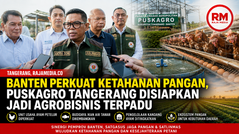 Banten Perkuat Ketahanan Pangan, Puskagro Tangerang Disiapkan Jadi Agrobisnis Terpadu
