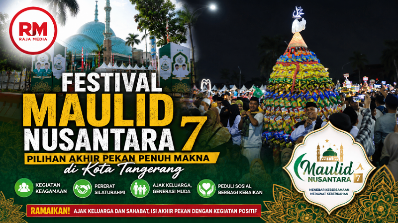 Festival Maulid Nusantara 7, Pilihan Akhir Pekan Penuh Makna di Kota Tangerang