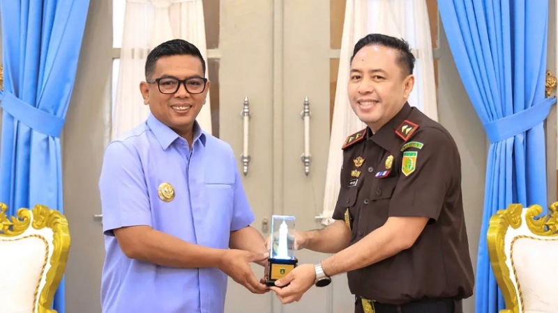 Gubernur Andra Sambut Kajati Banten Baru, Perkuat Sinergi Kawal Program Pembangunan