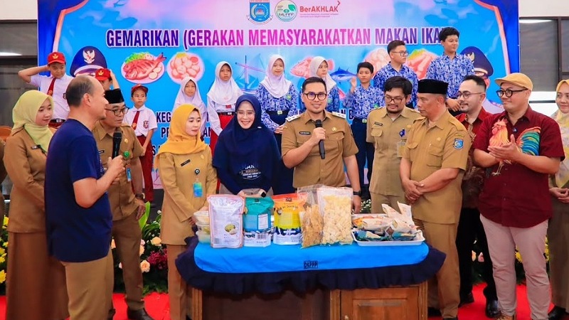 Pilar Saga Kampanyekan Gemarikan! Makan Ikan Jadi Senjata Lawan Stunting di Tangsel