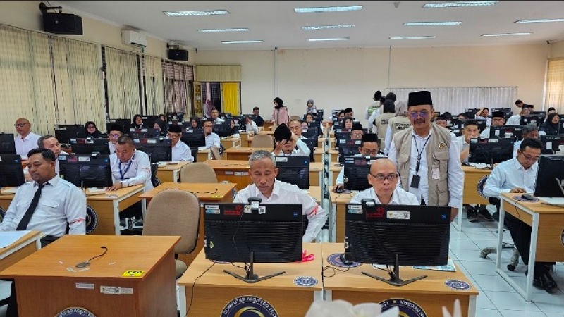 1.344 Calon Petugas Haji Ikuti CAT, Kemenhaj Gandeng BKN Perkuat Seleksi Transparan