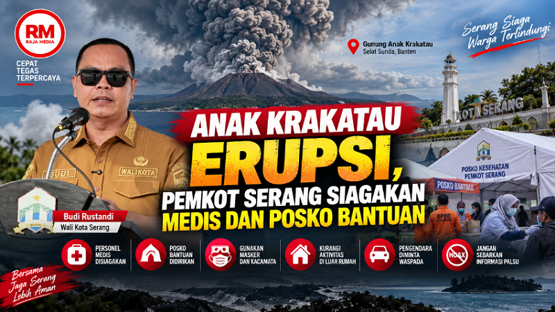 Pemkot Serang siagakan medis dan posko bantuan terkait erupsi gunung Anak Krakatau - RMN -