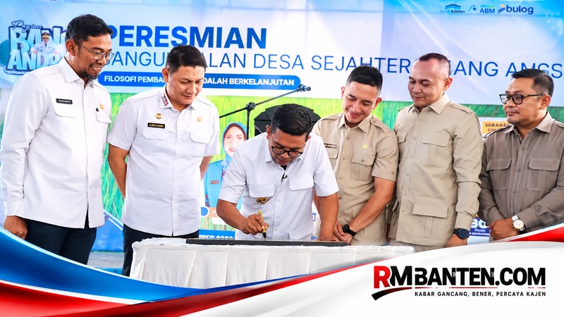 Andra Soni Resmikan 62 Ruas Jalan Desa, 71,05 Km Jalan Program Bang Andra Tuntas