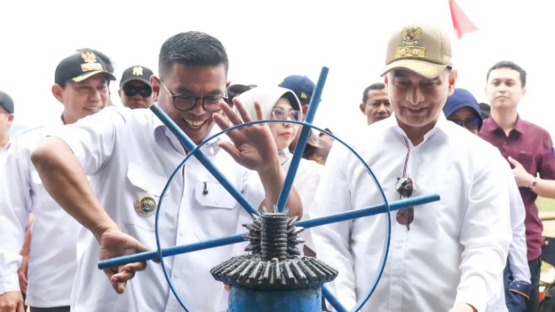 Andra Soni Resmikan 7 Daerah Irigasi, Perkuat Fondasi Ketahanan Pangan Banten