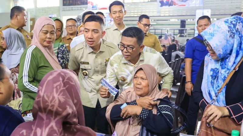 Gubernur Andra Tinjau CKG di Lebak, Capaian Banten Disebut Tembus 7,2 Juta Warga