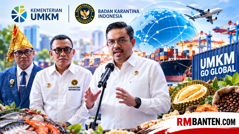 Kementerian UMKM-Barantin Perkuat Ekspor, Produk Lokal Dibidik Tembus Pasar Global
