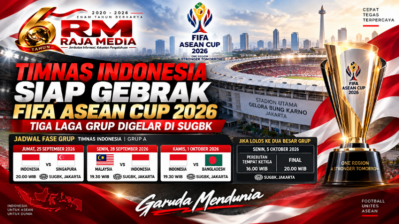 Timnas Indonesia siap menggebrak FIFA ASEAN Cup 2026 - Ilustrasi RMN -