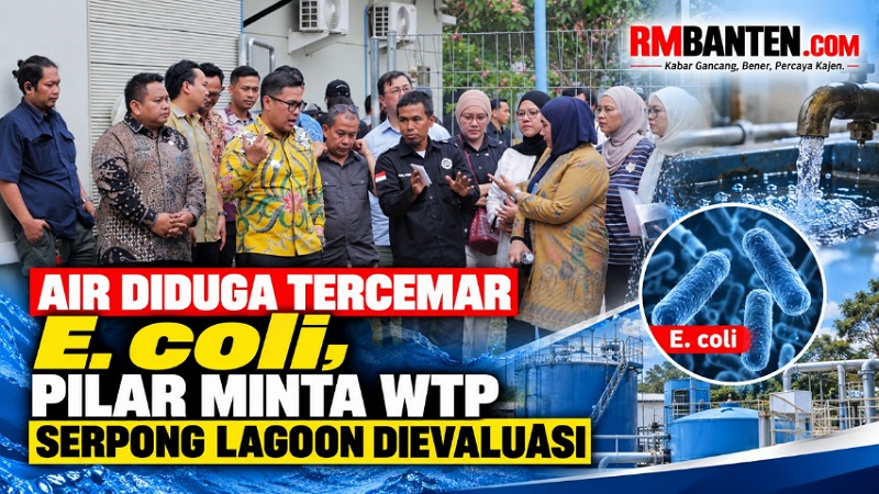 Wakil Wali Kota Tangsel, Pilar Saga Ichsan saat mengecek WTP Serpong Lagoon  - Foto: Pemkot Tangsel/RMB -
